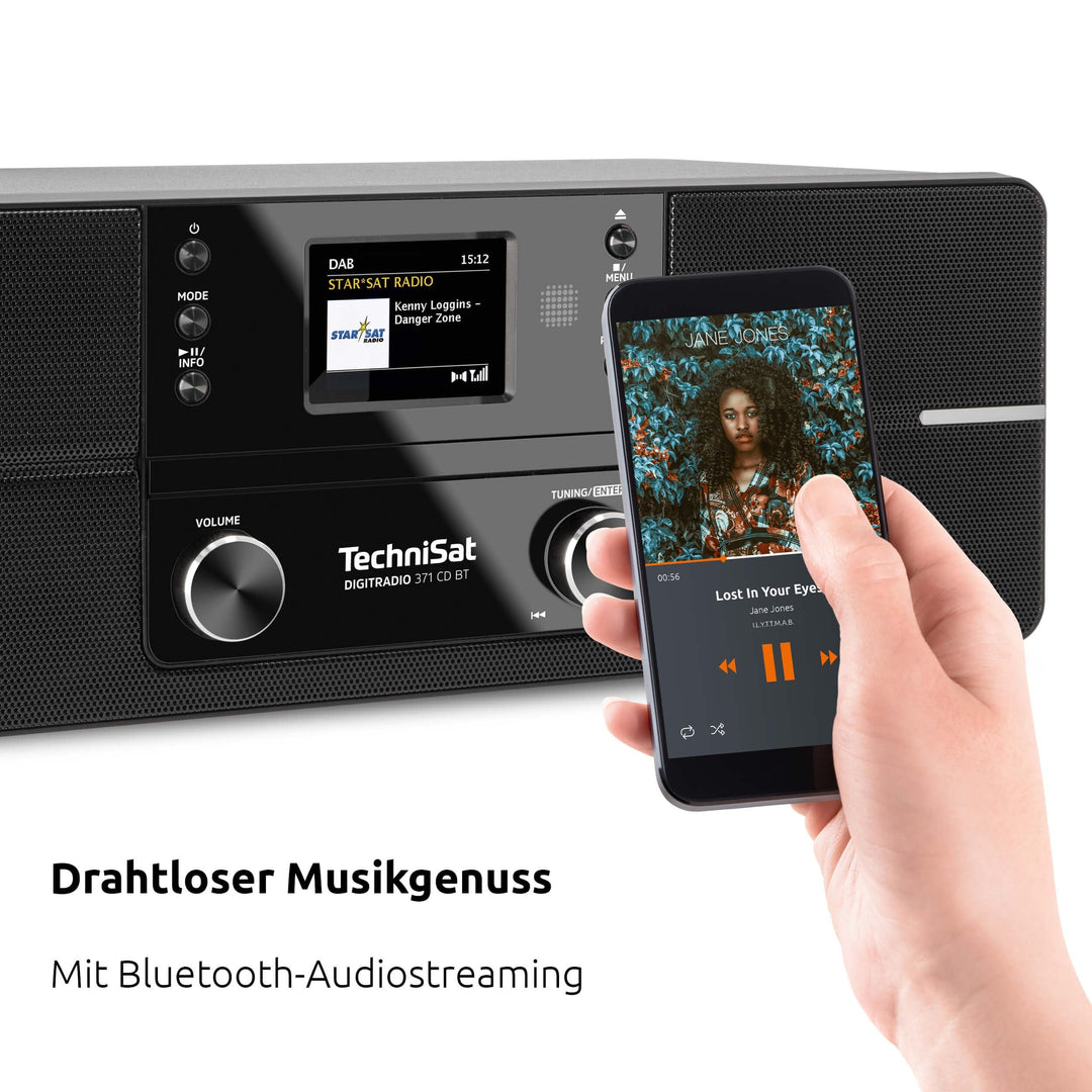 DAB+ Kompaktanlage mit CD-Player Bluetooth 10W Farbdisplay Wecker - Bild 5