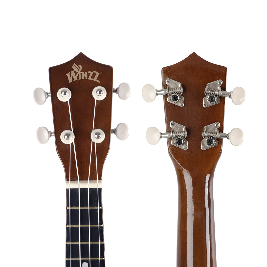Sopran Ukulele Starter Set Lindenholz mit 9-teiligem Zubehör