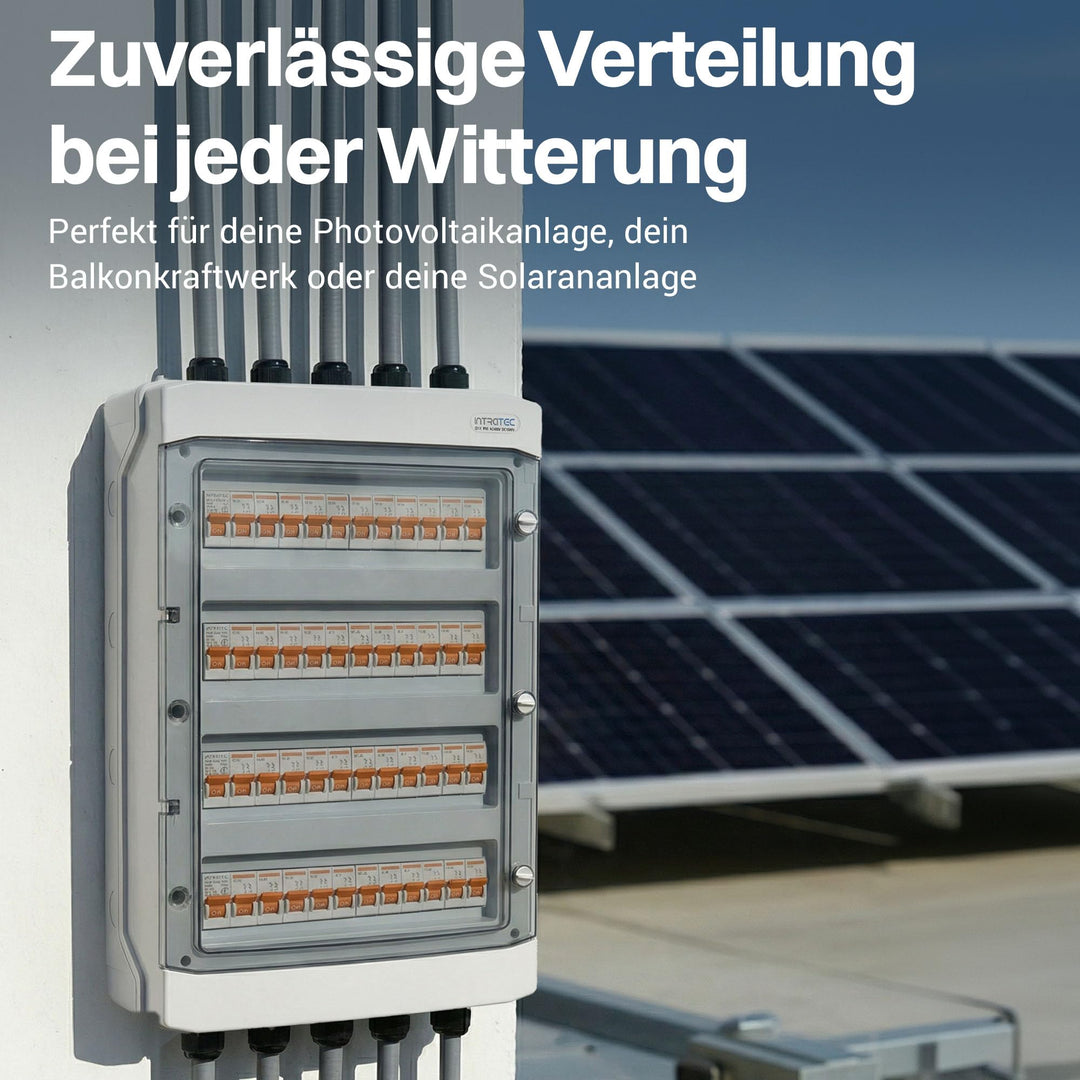 Aufputz-Verteilerkasten IP65 4-reihig 48 Module für Aussen &amp; Feuchtraum - Bild 6