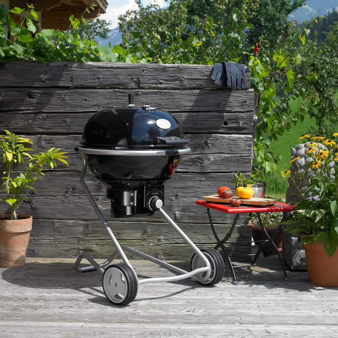 Grillabdeckhaube Kugelgrill 60 cm Polyester wasserdicht Schwarz - Bild 3