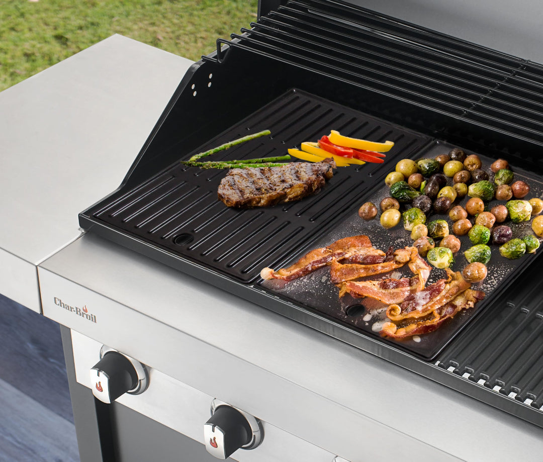 Grillplatte Gusseisen emailliert für 2-Brenner-Gasgrill - Bild 2