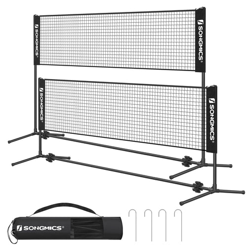 Badmintonnetz 3m höhenverstellbar 90–155 cm für Garten und Strand