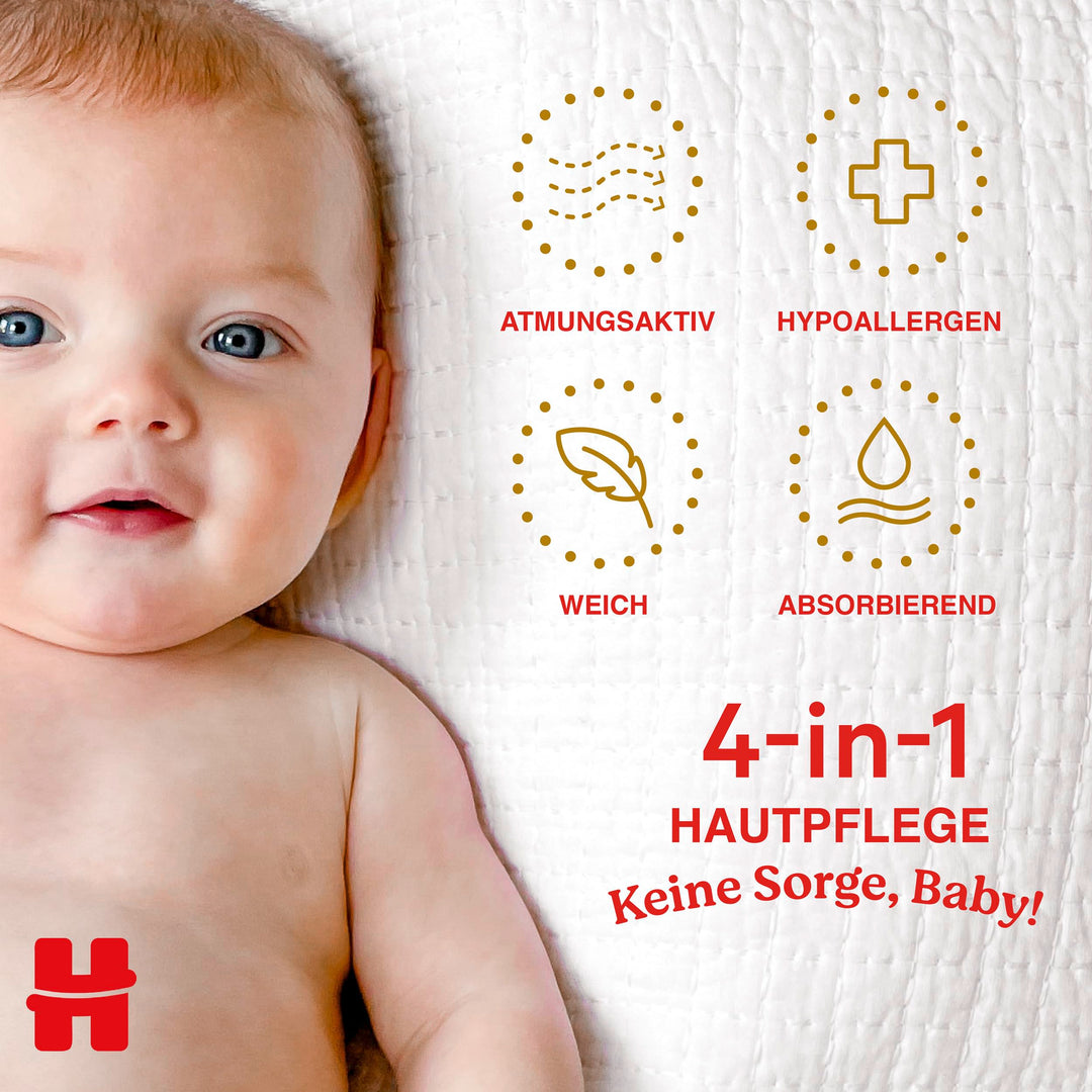 Babywindeln Grösse 3 Disney-Design 4-in-1 Hautpflege 144 Stück - Bild 2
