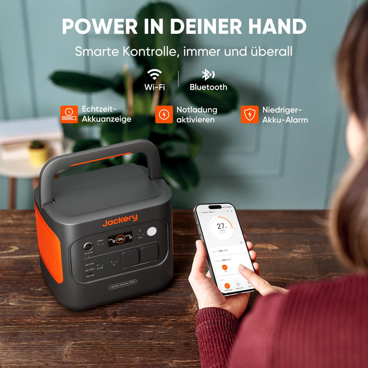 Powerstation 2042Wh LiFePO4 mit 200W Solarpanel 2200W AC-Ausgang - Bild 8