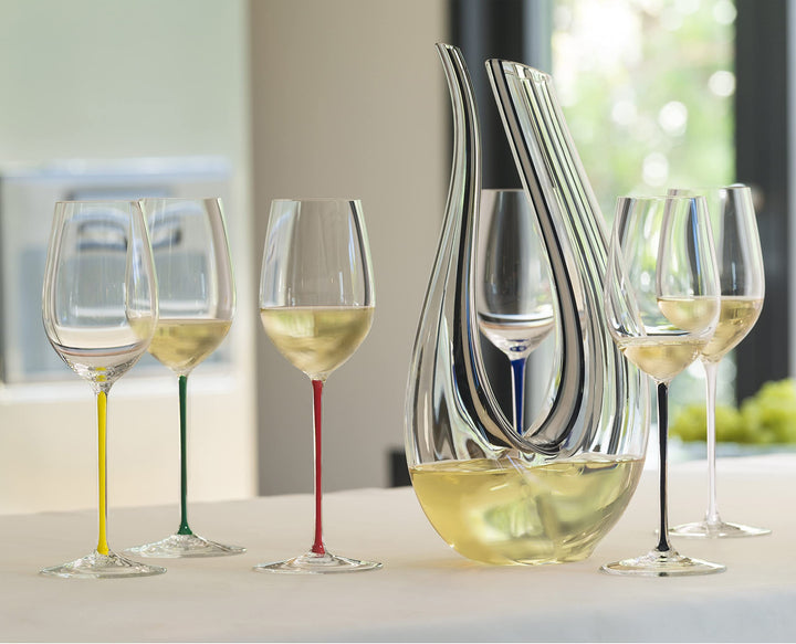 Weinglas Riesling/Zinfandel Kristallglas schwarz handgefertigt - Bild 9