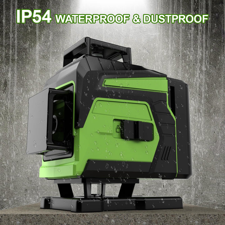 Kreuzlinienlaser Grün 4x360° Selbstnivellierend mit Akku IP54 - Bild 6