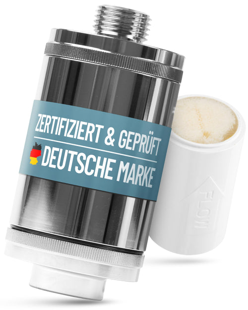 Legionellenfilter Dusche & Badewanne Chrom 0,2µm austauschbar