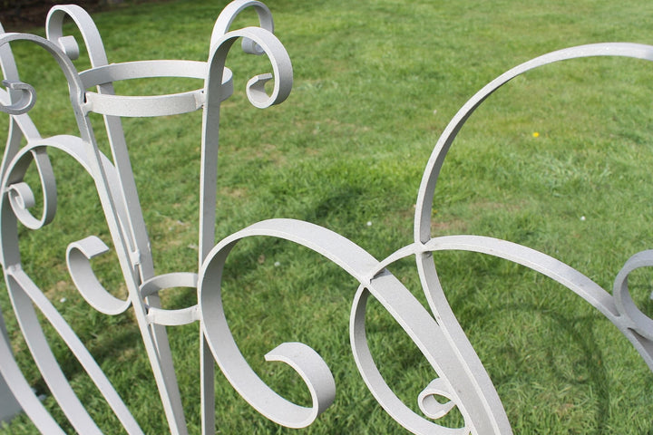 Gartenzaun-Element Aluminium 102x72 cm Alu-Natur Dekorzaun - Bild 8