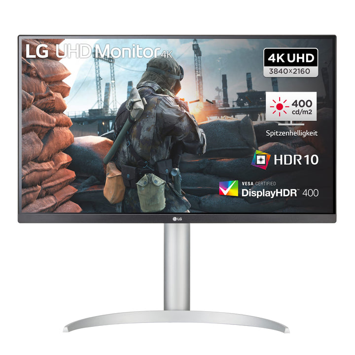 4K IPS Monitor 27 Zoll 3840x2160 HDR400 AMD FreeSync weiss