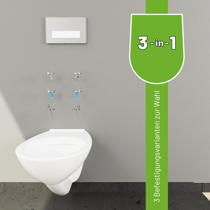 WC-Sitz Oval SoftClose Jasmin Creme Matt mit EasyClean - Bild 6