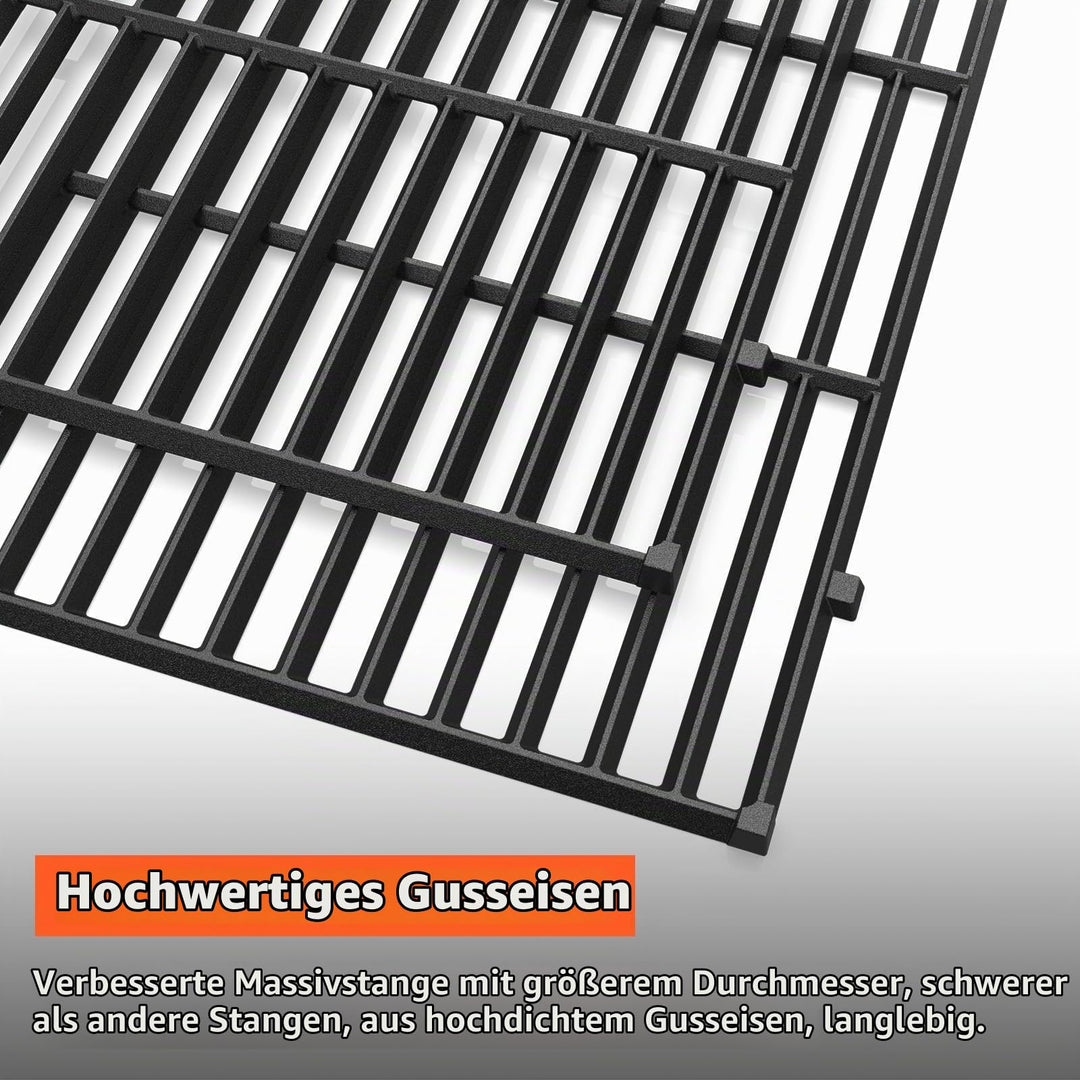 Grillrost Gusseisen 2er-Set 44,5x30 cm für Weber Spirit 300 - Bild 4