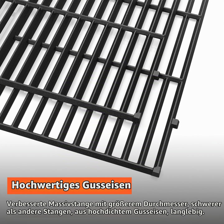 Grillrost Gusseisen 2er-Set 44,5x30 cm für Weber Spirit 300 - Bild 4