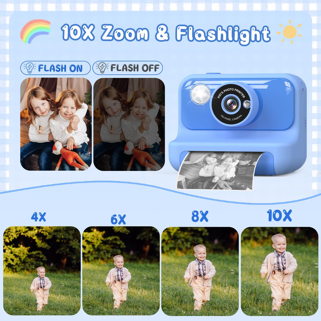 Sofortbildkamera Kinder 1080P mit Druckfunktion 2,4 Zoll 32GB - Bild 6