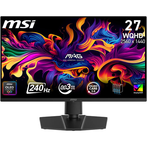 Gaming-Monitor 26,5" QD-OLED WQHD 240Hz 0,03ms fuer PC und Konsole