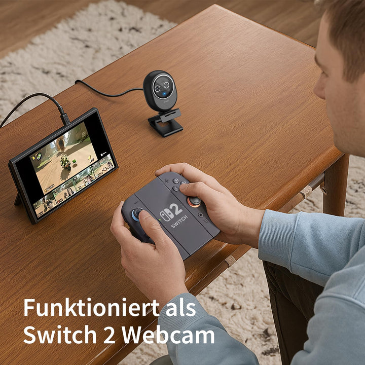 Webcam 4K Dual-Kamera KI-Fokus USB-C mit 3 Mikrofonen - Bild 11