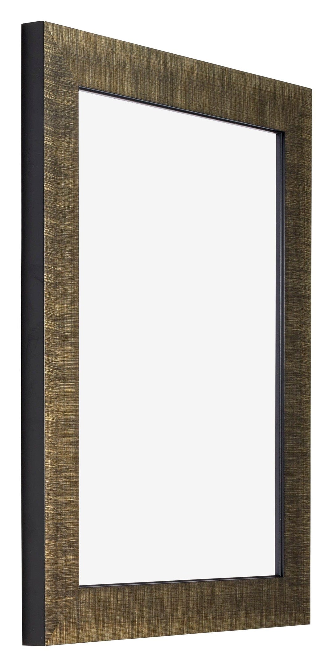 Bilderrahmen 30x40 cm Holz champagner gebürstet entspiegeltes Glas - Bild 2