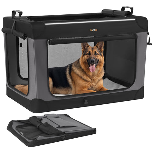 Hundebox faltbar Oxford 106,7 cm für grosse Hunde bis 45 kg