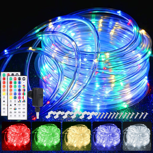LED Lichtschlauch Aussen 20m 200 LEDs RGB+Warmweiss dimmbar