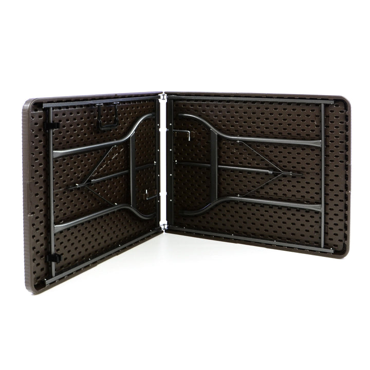 Klapptisch Rattan-Optik 180x75 cm klappbar bis 170 kg - Bild 7