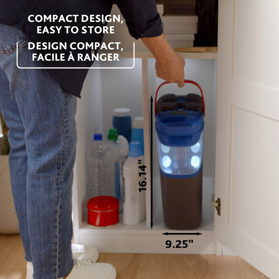 Flachmopp-Set mit Dual-Tank Sauberwasser-Trennung Mikrofaser - Bild 5