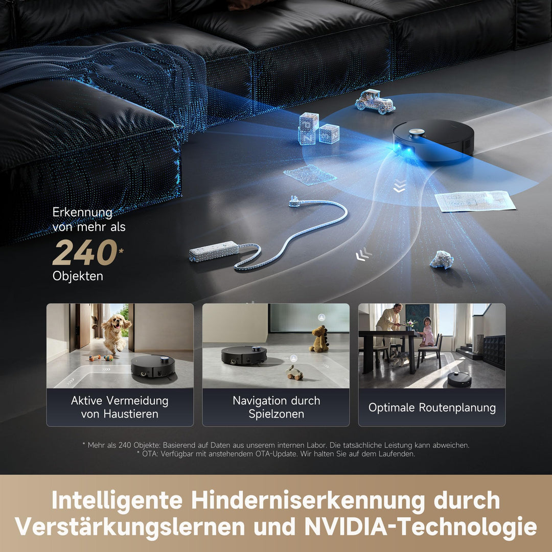 Saugroboter mit Rollenwischer 30.000 Pa AquaRoll Selbstreinigung - Bild 7