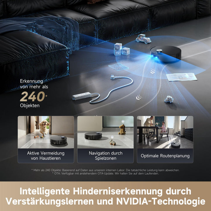 Saugroboter mit Rollenwischer 30.000 Pa AquaRoll Selbstreinigung - Bild 7