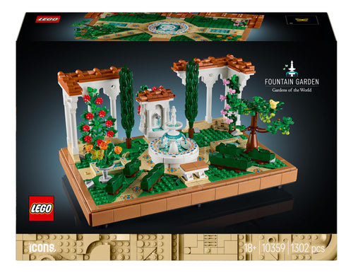 LEGO Klemmbausteine Springbrunnengarten 1302 Teile Erwachsene