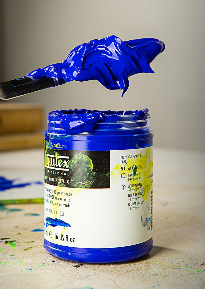 Acrylfarbe Heavy Body Umbra Gebrannt 946ml Topf Künstlerqualität - Bild 6