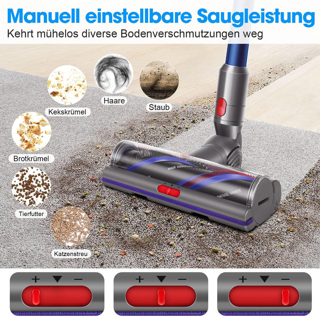 Bodendüse Torque Drive für Dyson V7 V8 V10 V11 V15 mit Anti-Verwicklungsschutz - Bild 3