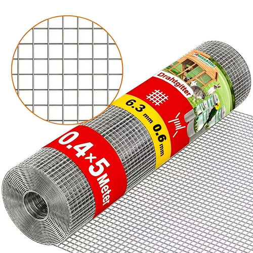 Wühlmausgitter Hochbeet verzinkt 6,3 mm Masche 1 x 10 m