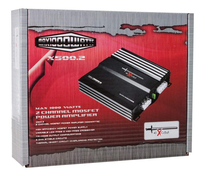 Auto Verstärker 2-Kanal MOSFET 1000W 2x50W RMS 1-4 Ohm Endstufe - Bild 8