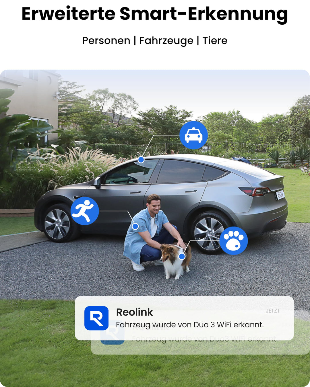 Überwachungskamera Aussen 16MP 180° Panorama Wi-Fi 6 IP67 - Bild 7