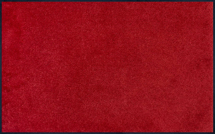 Fussmatte Nylonflor rutschfest 75x120 cm rot für Innenbereich