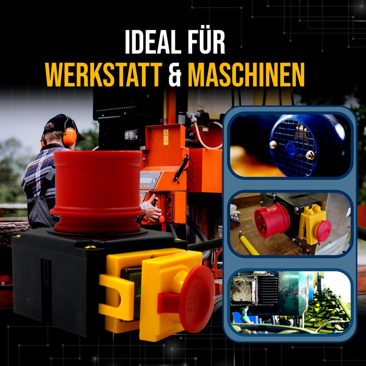 Motorschalter 400V mit Phasenwender, Not-Aus &amp; Wiederanlaufschutz - Bild 6