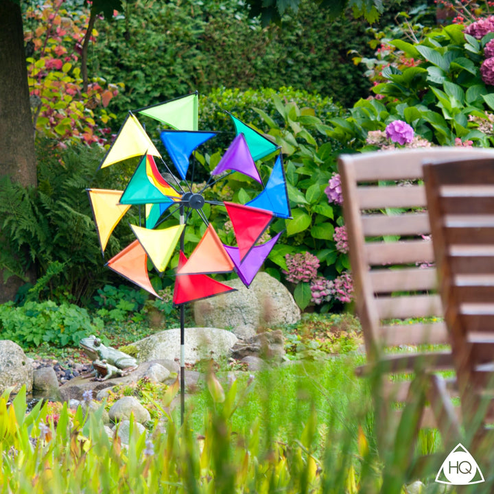 Windrad Garten Illusion Rainbow Ripstop-Polyester mit Standstab - Bild 6