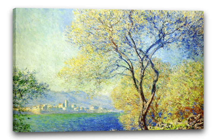 Leinwanddruck Monet Antibes Salis Garten 80x60 cm Baumwolle
