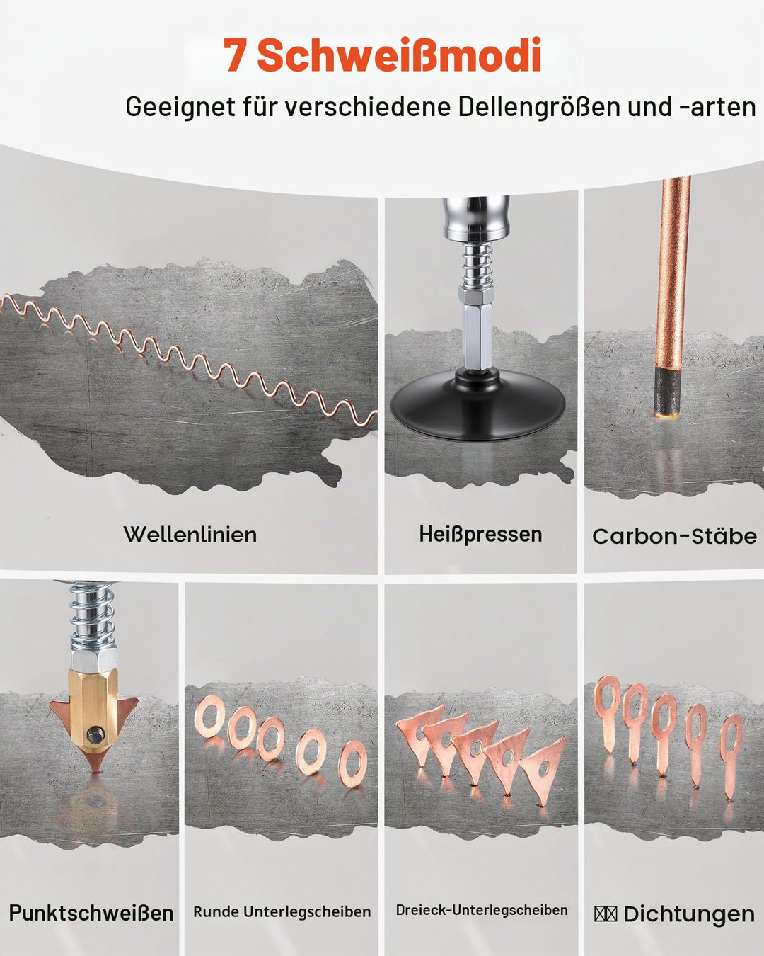 Ausbeulspotter 3 kW 220V 7 Modi Karosserie Punktschweissgeraet - Bild 3