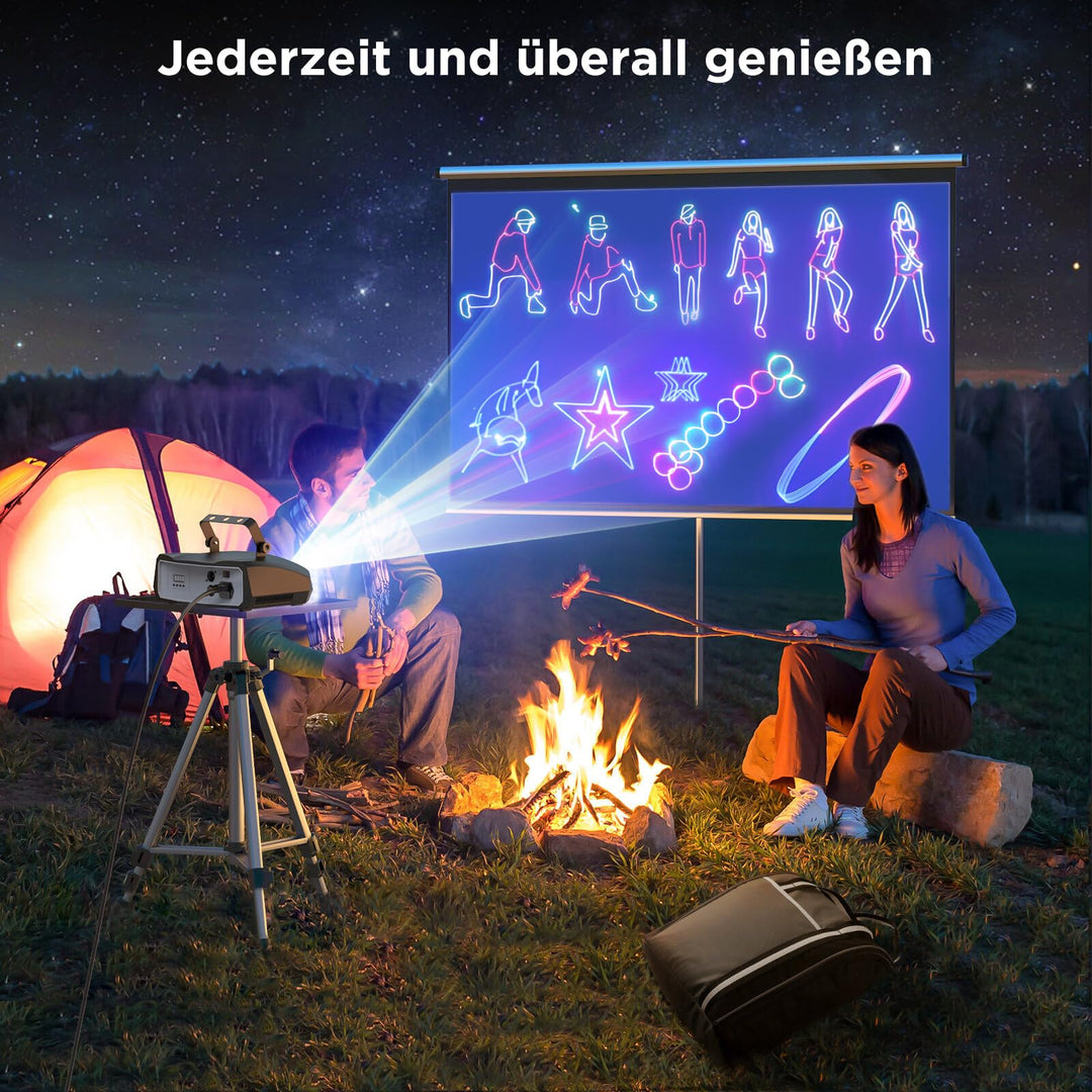 Discolicht 2W mit Bluetooth-App DIY-Animation und DMX512 für Party - Bild 7
