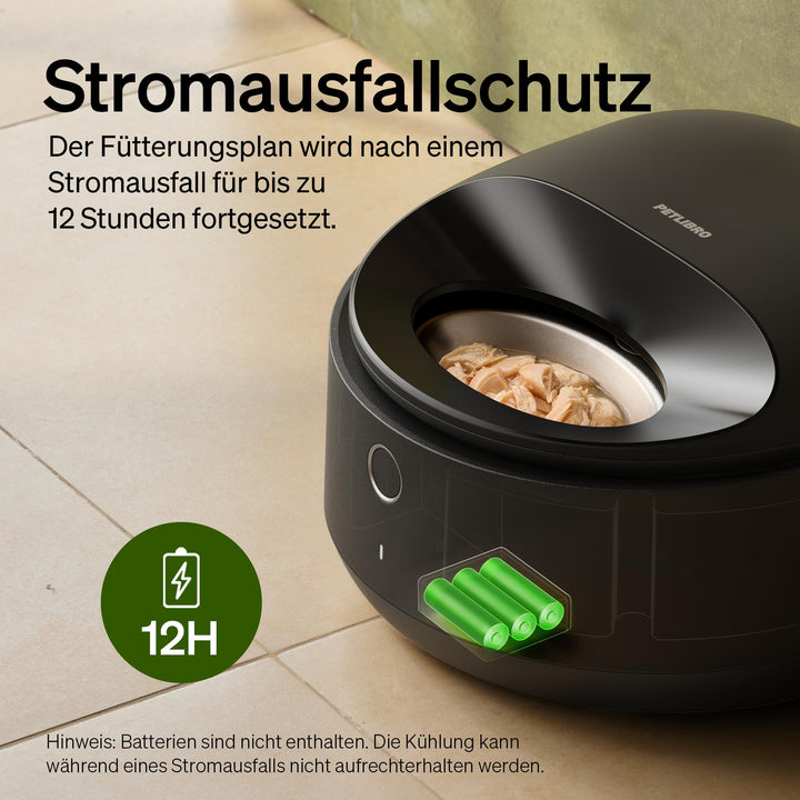 Nassfutter-Futterautomat mit Halbleiterkühlung WLAN 3 Kammern - Bild 8