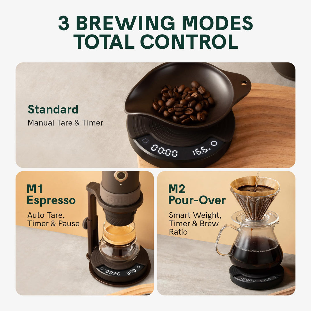 Kaffeewaage mit Timer 2kg/0,1g Präzision 3 Brühmodi - Bild 3