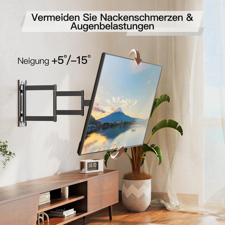TV Wandhalterung 950mm langer Arm schwenkbar für 26-65 Zoll - Bild 5