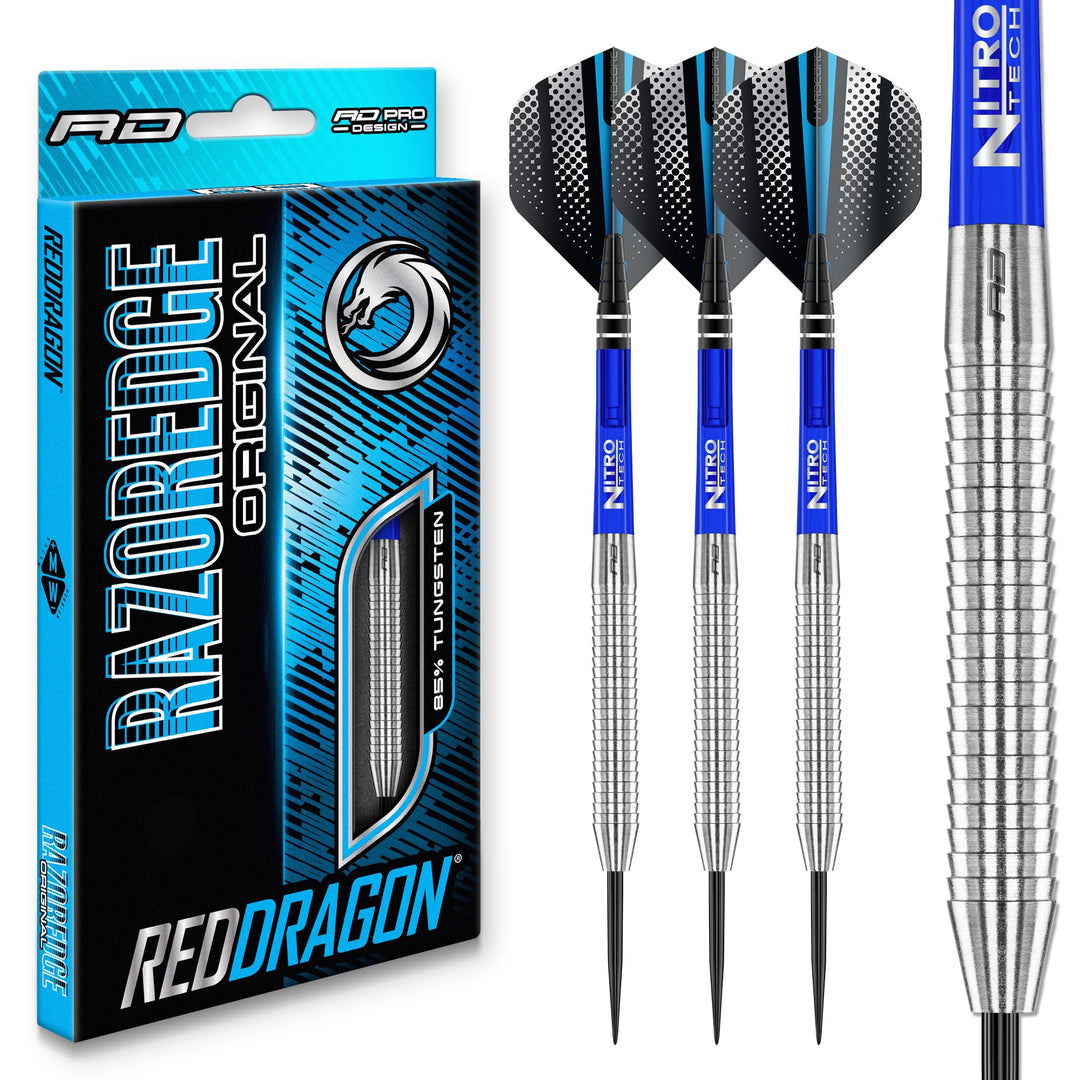 Steel-Tip Darts 85% Wolfram 23g mit Flights und Schäften