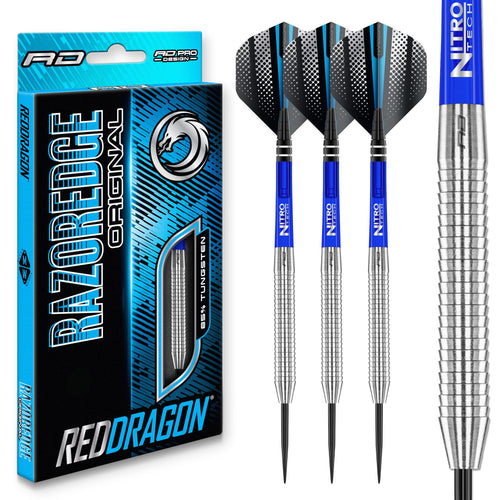 Steel-Tip Darts 85% Wolfram 23g mit Flights und Schäften