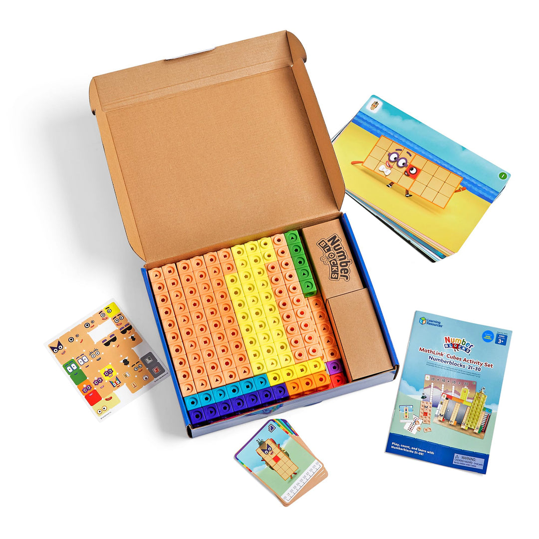 Mathe-Lernspielzeug Numberblocks 21–30 Set 235 Würfel ab 3 Jahre - Bild 3