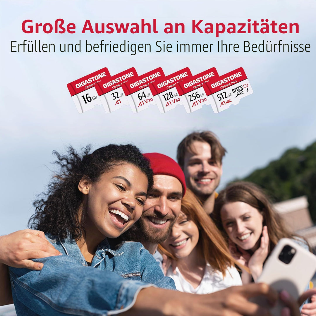 MicroSDHC Karte 32GB 5er-Pack UHS-I U1 mit SD-Adapter Full HD - Bild 7