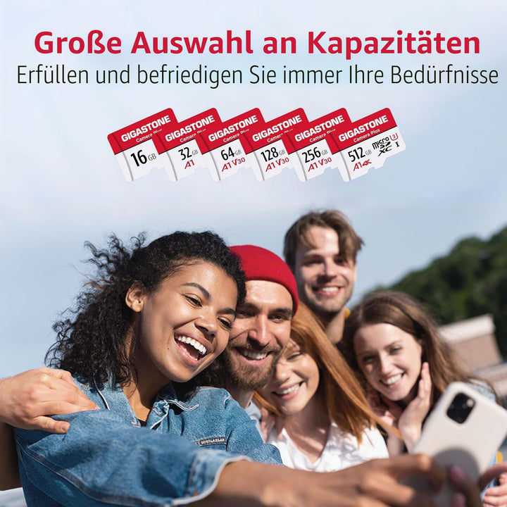 MicroSDHC Karte 32GB 5er-Pack UHS-I U1 mit SD-Adapter Full HD - Bild 7