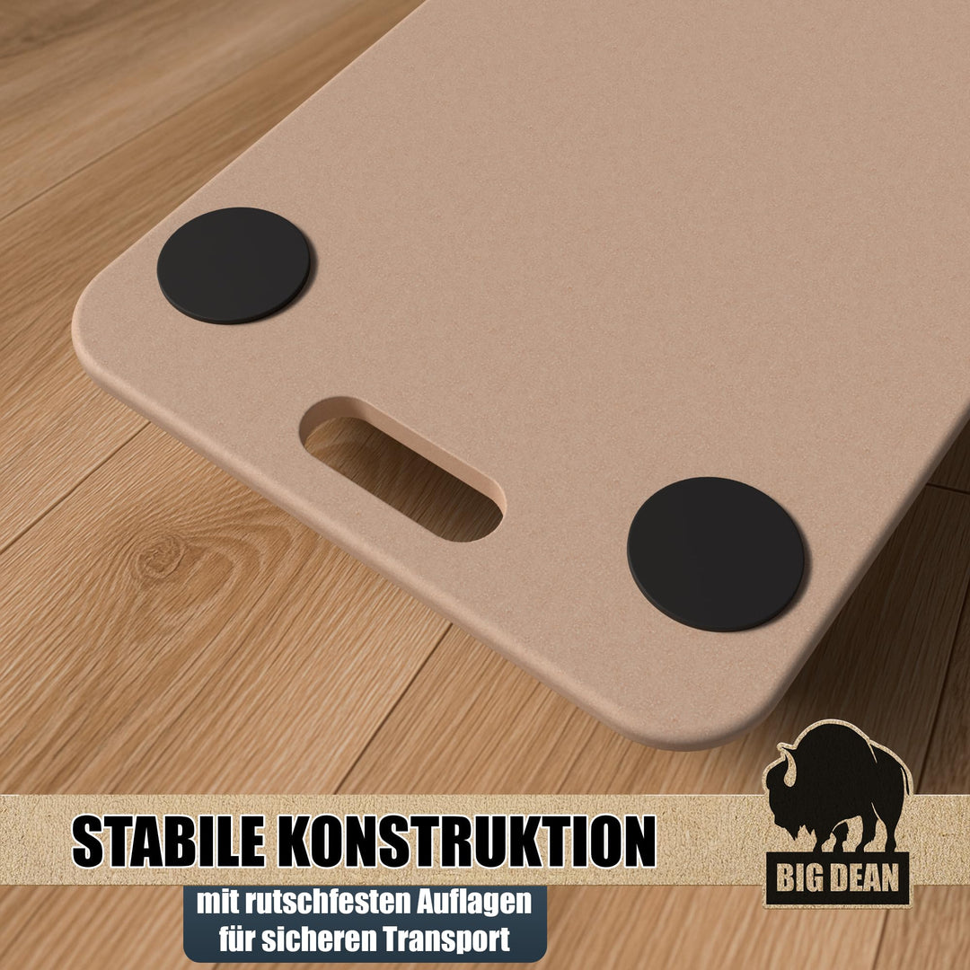 Möbelroller 250 kg Traglast MDF 59x29 cm 3er-Set Schwerlastrollen - Bild 4