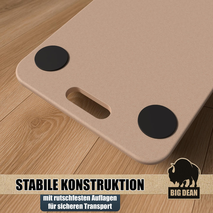 Möbelroller 250 kg Traglast MDF 59x29 cm 3er-Set Schwerlastrollen - Bild 4