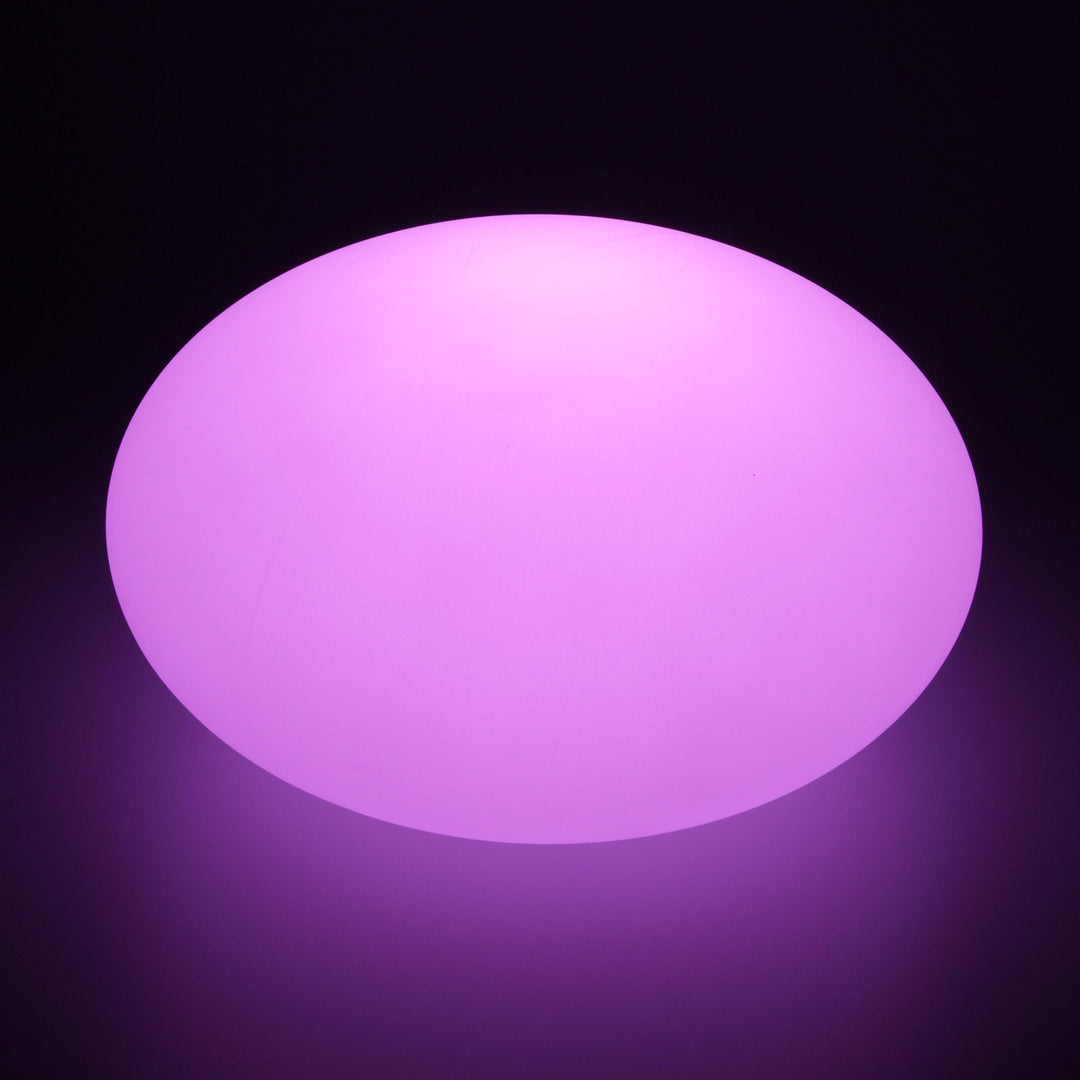 LED Kugelleuchte Oval 35x20 cm Akku Farbwechsel Fernbedienung IP65 - Bild 2