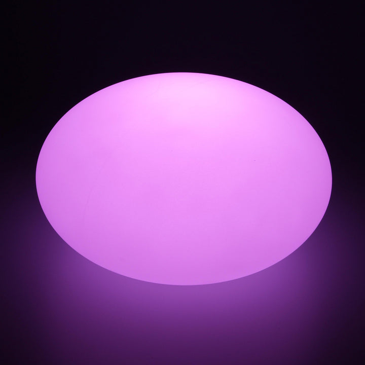 LED Kugelleuchte Oval 35x20 cm Akku Farbwechsel Fernbedienung IP65 - Bild 2